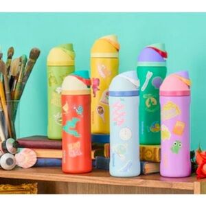 Owala Disney Princess Collection Freesip Water Bottle - Belle, Moana, Princ Frog